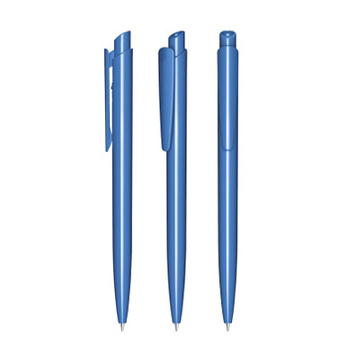 senator® Druckkugelschreiber Dart Polished, blaue Mine, blau 2935