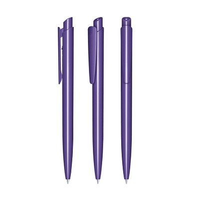 senator® Druckkugelschreiber Dart Polished, blaue Mine, violett 267