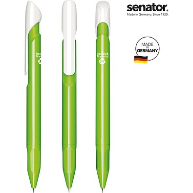 senator® Evoxx Duo Polished Recycled Druckkugelschreiber, grün 376