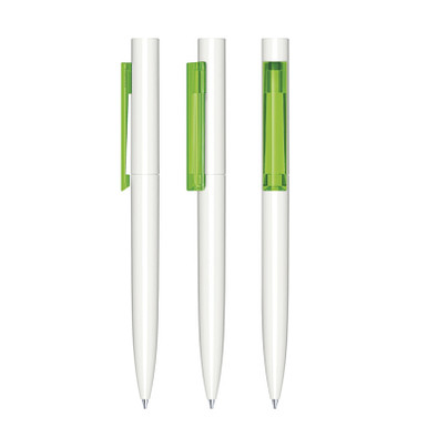 senator® Drehkugelschreiber Headliner Polished, blaue Mine, weiß,grün 376