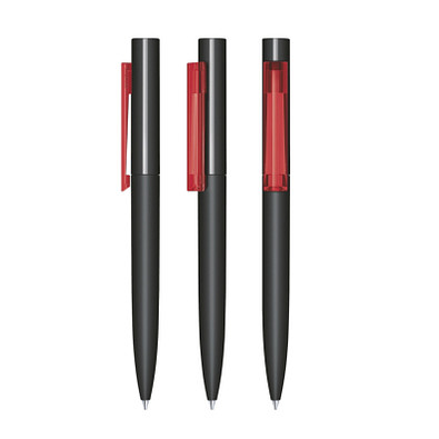 senator® Drehkugelschreiber Headliner Softtouch, blaue Mine, schwarz,rot 186