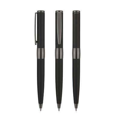 senator® Drehkugelschreiber Image Black Line, blaue Mine, schwarz