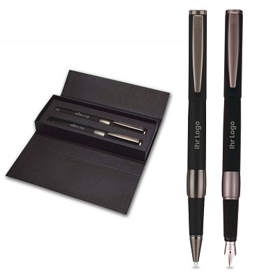 SENATOR Image Black Line Set II Füllhalter, Kugelschreiber, schwarz