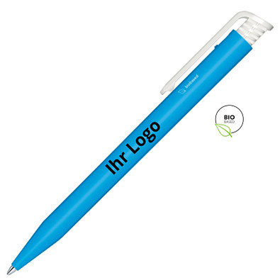 senator® Druckkugelschreiber Super Hit Bio, blaue Mine, blau 279