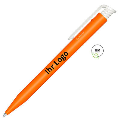 senator® Druckkugelschreiber Super Hit Bio, blaue Mine, orange 021