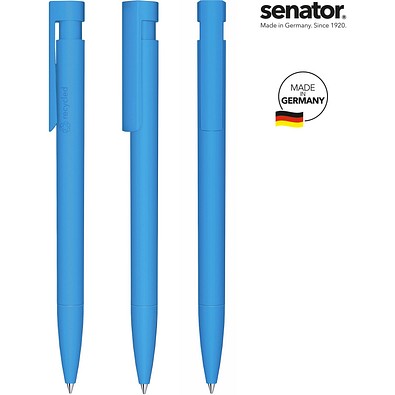 senator® Liberty Matt Recyceld Druckkugelschreiber, blau 279