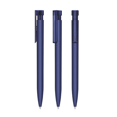 senator® Druckkugelschreiber Liberty Soft Touch, blaue Mine, blau 2757