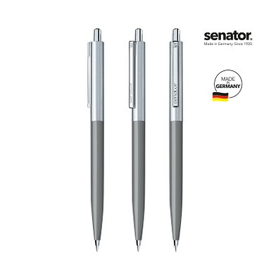 SENATOR Point Metal Druckkugelschreiber, cool gray 9
