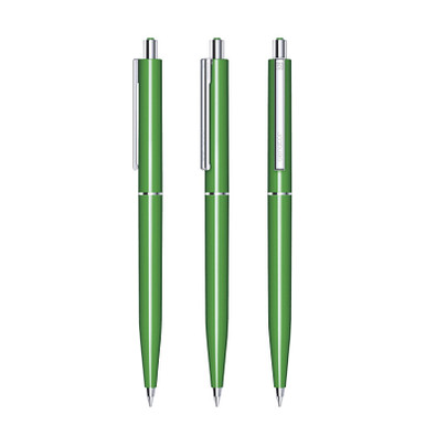 senator® Druckkugelschreiber Point Polished, blaue Mine, grün 347