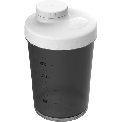 Shaker Energy, 0,40 l, transparent-grau/weiß