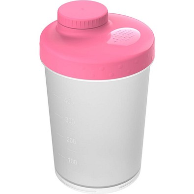 Shaker Energy, 0,40 l, transparent/pink