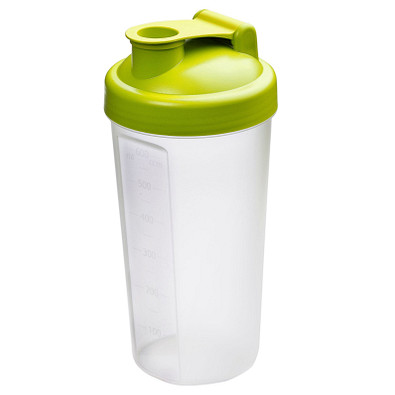 Shaker Protein, 0,6 l, lemon/transparent