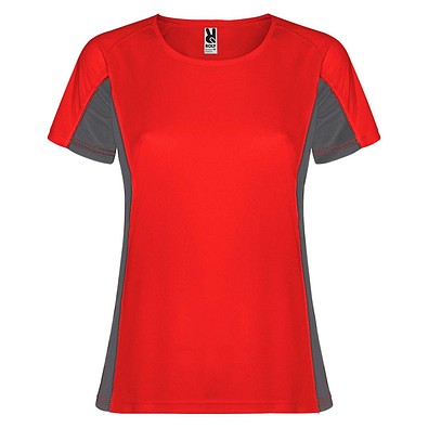 Shanghai Sport T-Shirt für Damen, rot / Dark Lead, XL