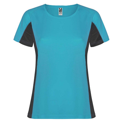 Shanghai Sport T-Shirt für Damen, türkis / Dark Lead, L
