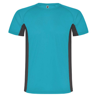 Shanghai Sport T-Shirt für Herren, türkis / Dark Lead, S