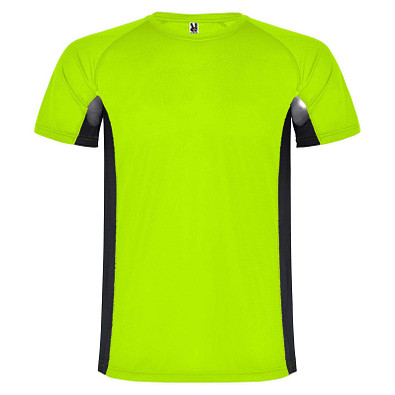 Shanghai Sport T-Shirt für Kinder, Fluor Green / schwarz, 12