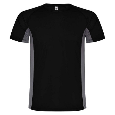 Shanghai Sport T-Shirt für Kinder, schwarz / Dark Lead, 16