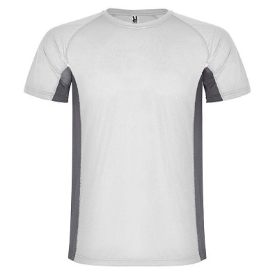 Shanghai Sport T-Shirt für Kinder, weiß / Dark Lead, 12