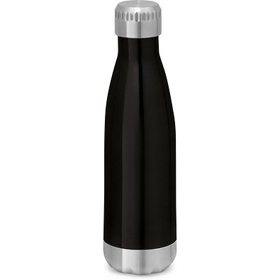 SHOW. 510 mL Edelstahl-Flasche, Schwarz