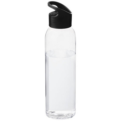 Sky Tritan Flasche, 650 ml, schwarz,transparent