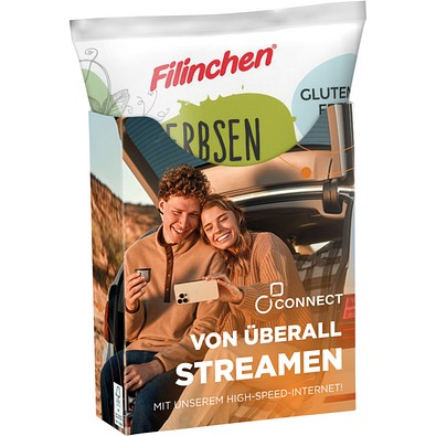 Snack Box, Filinchen Erbsen, inkl. Druck