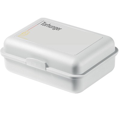 Snack-Box Click groß, Motiv Torhunger,weiß