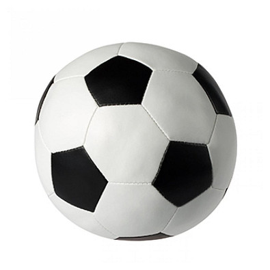 Soft-Fußball, weiß/schwarz, mittel