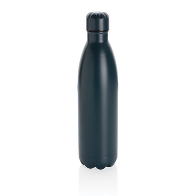 Solid Color Vakuum Stainless-Steel Flasche 750ml, blau