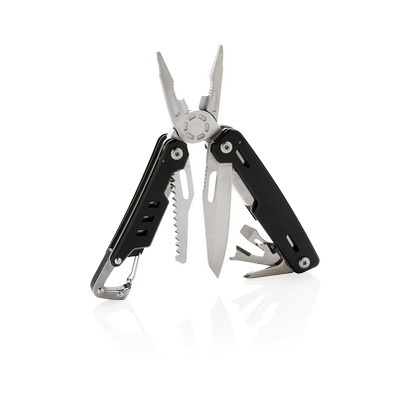 XD COLLECTION Multitool Solid mit Karabiner, schwarz