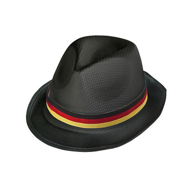 Sommerhut Sun, schwarz/Deutschland-Farben