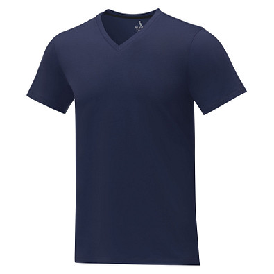 Somoto T-Shirt mit V-Ausschnitt für Herren, navy, XS