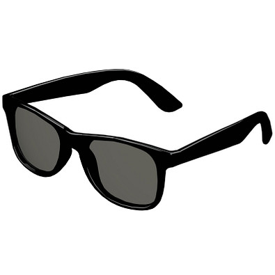 Sonnenbrille Beach, clean-up, schwarz