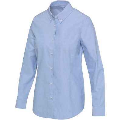 Sphene 165 g/m² Oxford Bluse, hellblau, L