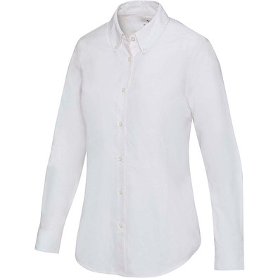Sphene 165 g/m² Oxford Bluse, weiss, M