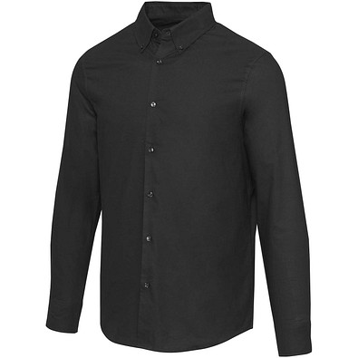 Sphene 165 g/m² Oxford Hemd, schwarz, L