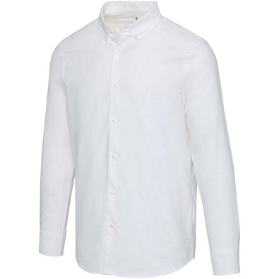 Sphene 165 g/m² Oxford Hemd, weiss, L