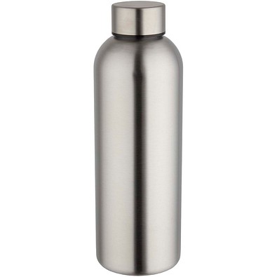 Spring 750 ml RCS-zertifizierte einwandige Trinkflasche aus recyceltem Edelstahl, edelstahl grau