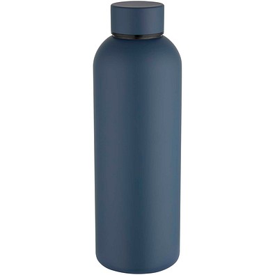 Spring 750 ml RCS-zertifizierte einwandige Trinkflasche aus recyceltem Edelstahl, hale blau