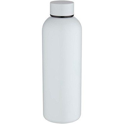 Spring 750 ml RCS-zertifizierte einwandige Trinkflasche aus recyceltem Edelstahl, weiss