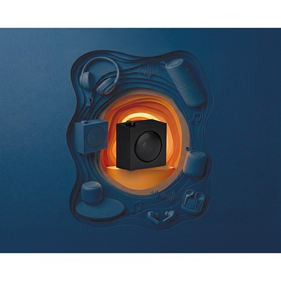 SQUARE Lautsprecher 8W, schwarz