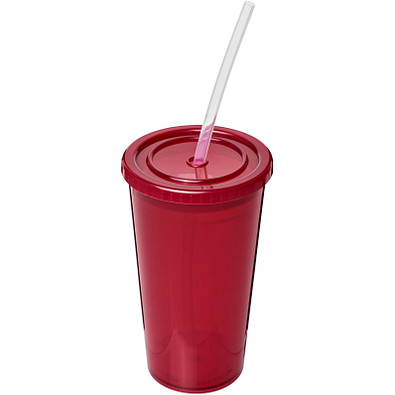 Stadion doppelwandiger Becher, 350 ml, magenta