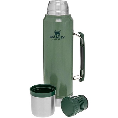 Stanley 1000 ml Classic Legendary Isolierflasche, waldgrün