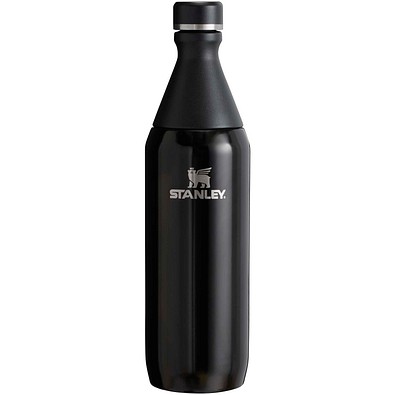 Stanley 600 ml All Day Slim Flasche, schwarz glänzend