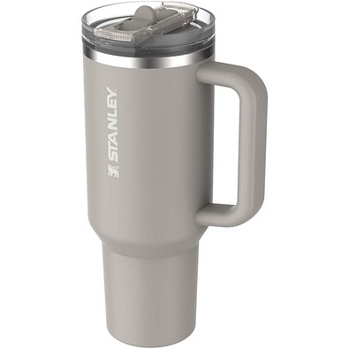 Stanley Quencher® ProTour 1180 ml Thermobecher aus recyceltem Edelstahl mit Flip Strohhalm, grau