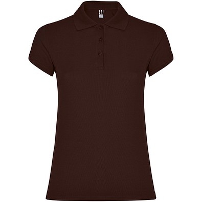 Star Poloshirt für Damen, Chocolat, XL