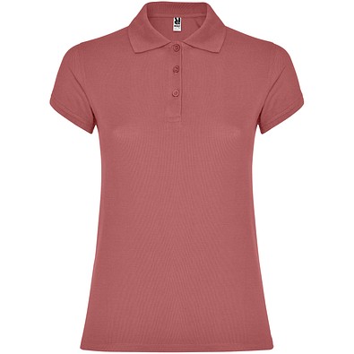 Star Poloshirt für Damen, Chrysanthemum Red, XL