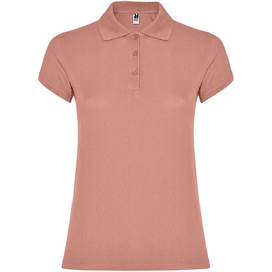 Star Poloshirt für Damen, Clay Orange, XL