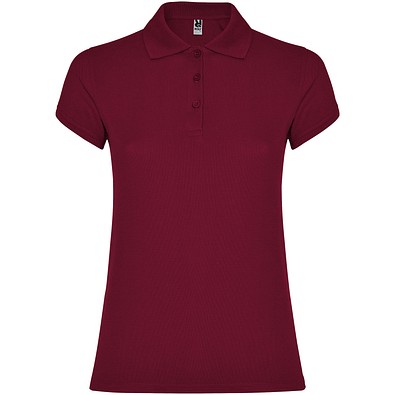Star Poloshirt für Damen, Garnet, 2XL