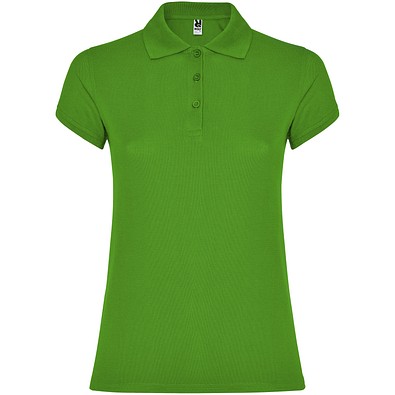 Star Poloshirt für Damen, Grass Green, 2XL
