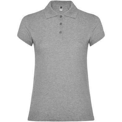 Star Poloshirt für Damen, Marl Grey, M